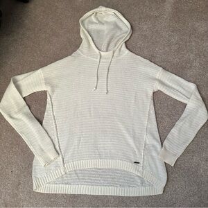 Abercrombie & Fitch- Women’s White Knit Hoodie- SIZE S